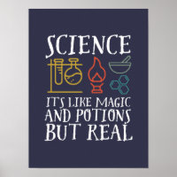 Science comme la magie et la potion Geek scientifi