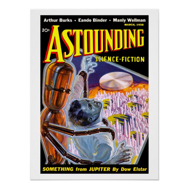 Poster Science-fiction étonnante (mars 1938) (Devant)