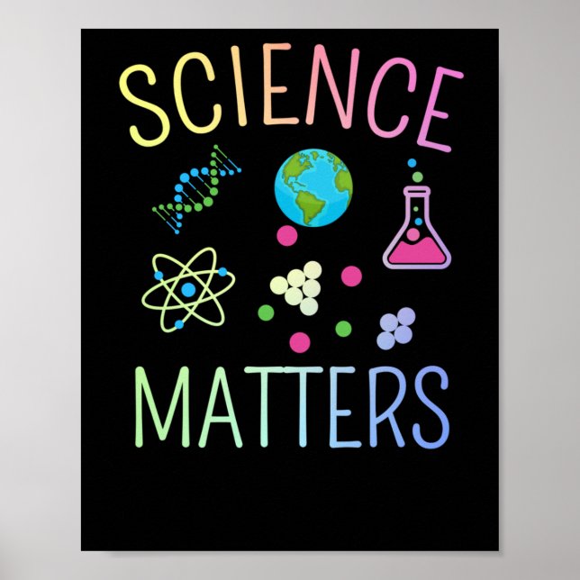 Poster Science S - Drôle Sticker de jeu de mots (Devant)