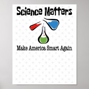 Poster Science S - Rendre L'Amérique Intelligente Encore