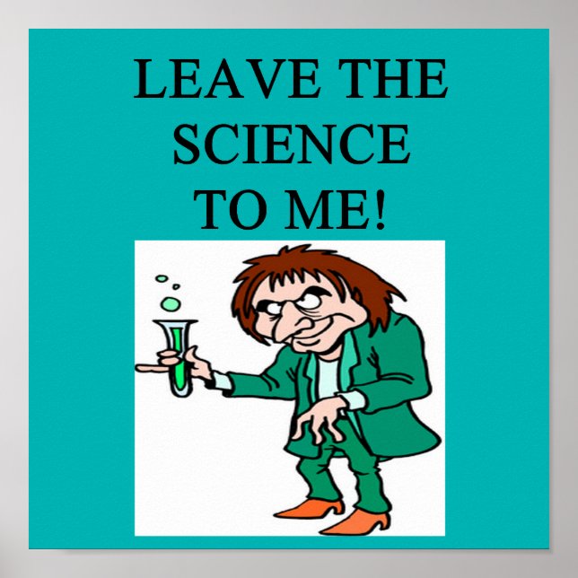 Poster scientifique fou (Devant)