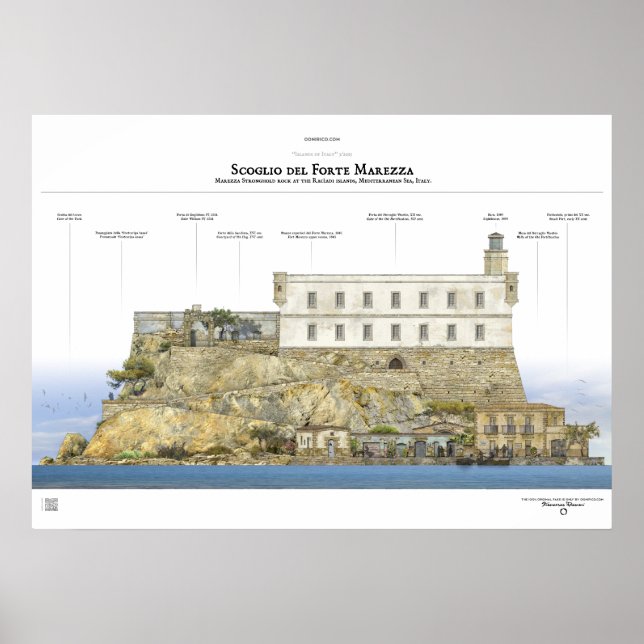 Poster Scoglio di Forte Marezza (Devant)