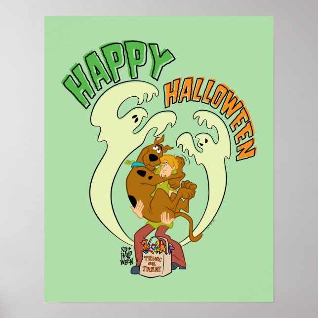 Poster Scooby-Doo | Bonne Halloween (Devant)