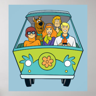 Poster Scooby-Doo & Gang Mystery Machine