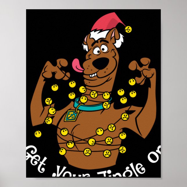 Poster Scooby Doo Get Your Jingle On T Shirt  (Devant)