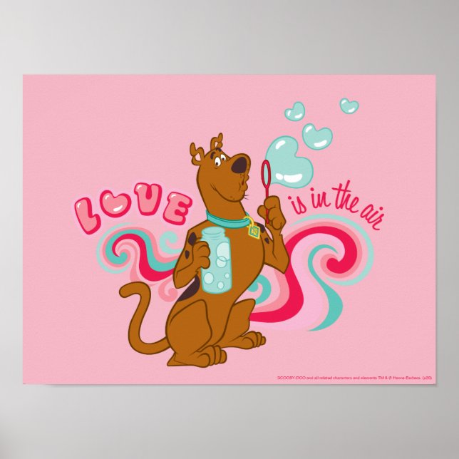 Poster Scooby-Doo - L'Amour Est Dans L'Air (Devant)
