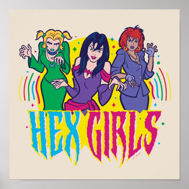 Poster Scooby-Doo | Les Filles Hex (Devant)