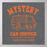 Scooby-Doo "Mystery Car Service" Graphique