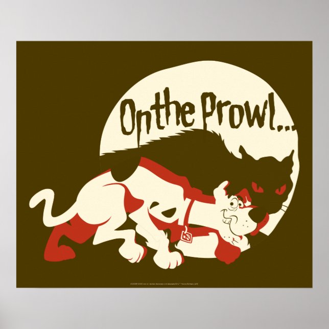 Poster Scooby-Doo "On The Prowl" (Devant)