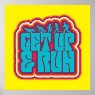 Poster Scooby et le graphique "Get Up & Run"