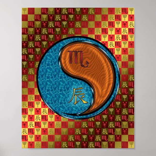 Poster Scorpio & Dragon de Bois (Devant)