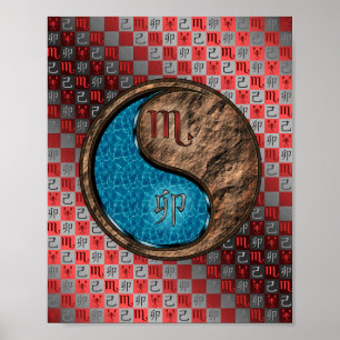 Poster Scorpio & Earth Rabbit