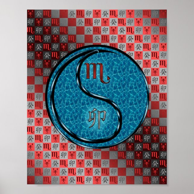 Poster Scorpio & Eau Rabbit (Devant)