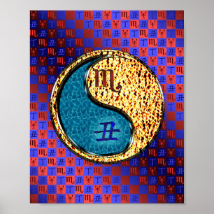Poster Scorpio et Ox de feu