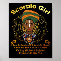 Scorpio Queen Sweet As Candy Birthday Black Women