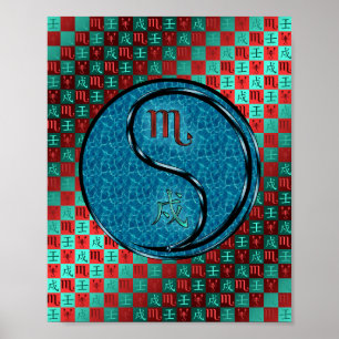Poster Scorpio & Water Dog