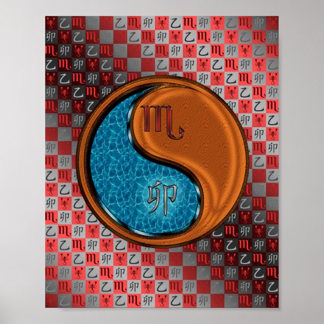 Poster Scorpio & Wood Rabbit (Devant)