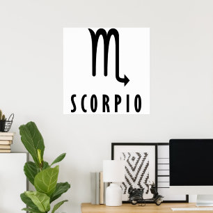 Poster Scorpio zodiac
