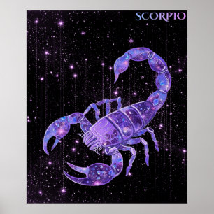 Poster Scorpion Céleste – Art Astrologique