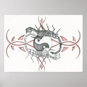 Poster Scorpions d'affiche d'équilibre