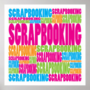 Poster Scrapbooking coloré