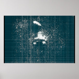 Poster Scratched Design