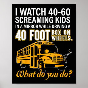 Poster Screaming Kids Drive Box O