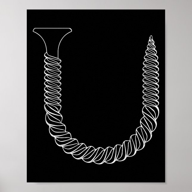Poster Screw Shaped U - Funny Tool Insul  (Devant)