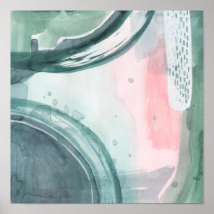 Poster Scribe en pastel - aquarelle