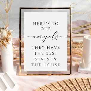 Poster Script minimaliste dans les signaux Mariages de mé