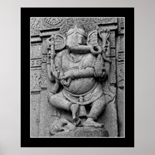 Poster Sculpture Of Lord Ganesha