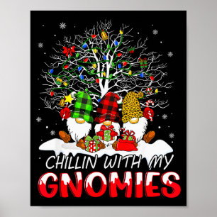 Poster Se détendre avec mes gnomes Noël drôle famille ven