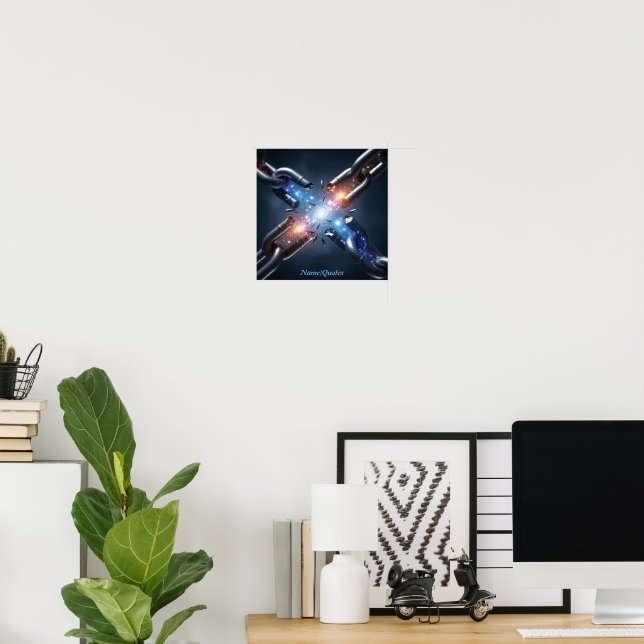 Poster Se libérer – Chaîne de puissance explosive (Bureau à domicile)