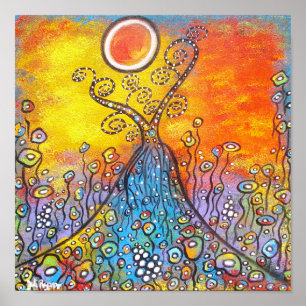 Poster Se Maintenir Au Bonheur