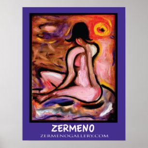Poster "Se reposer au soleil" par Zermeno