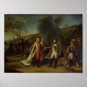 Poster Se réunir entre le napoléon I et le Francis I
