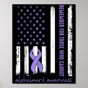 Poster Se souvenir pour ceux qui ne peuvent pas Purple He