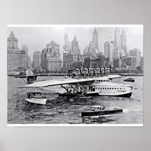 Poster Sea Plane visite la grosse pomme