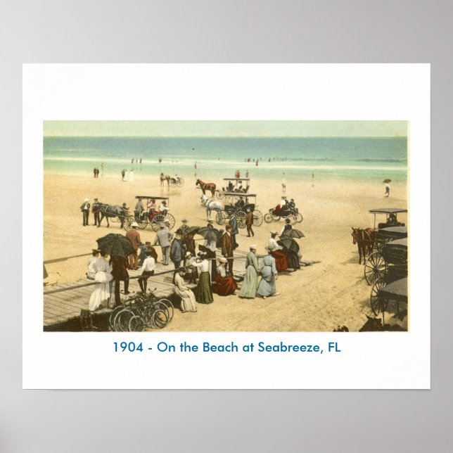 Poster Seabreeze, FL - 1904 (Devant)