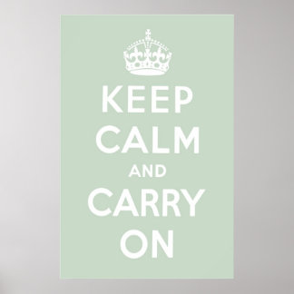 Poster Seaglass Green