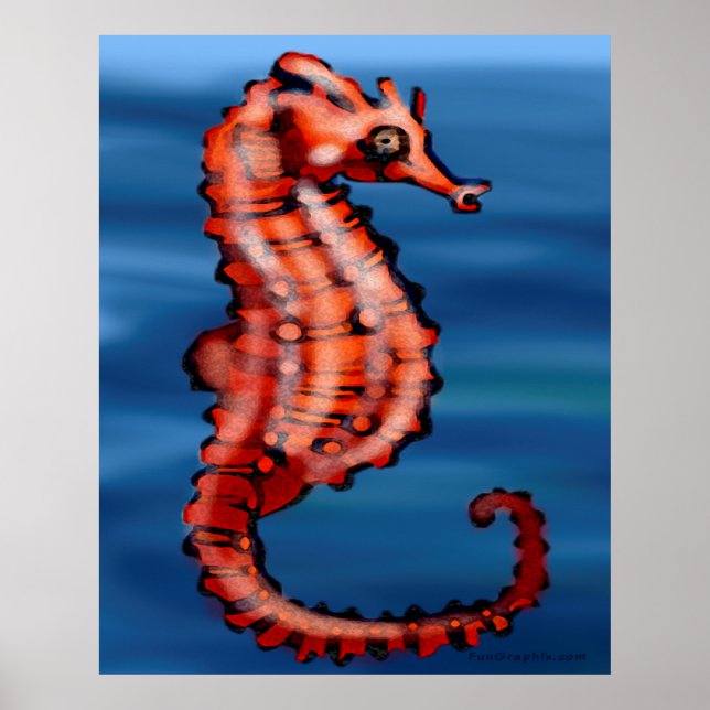Poster Seahorse (Devant)
