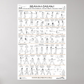 Poster Seamm-Jasani : 58 mouvements pour la jeunesse éter