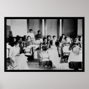 Poster Seamstress African American 1900