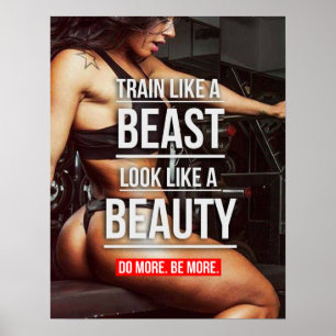 Poster Séance d'entraînement de motivation
