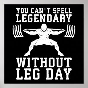 Poster Séance d'entraînement de motivation