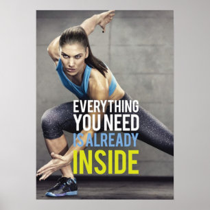 Poster Séance d'entraînement de motivation