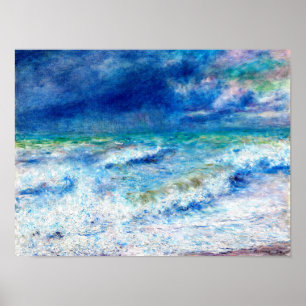 Poster Seascape, célèbre peinture de Renoir