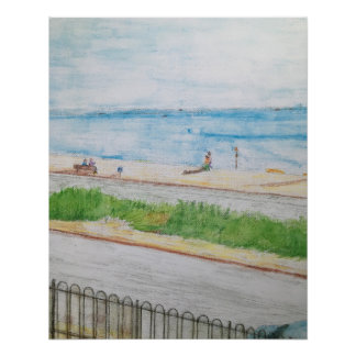 Poster Seascape Essex/ Westcliff