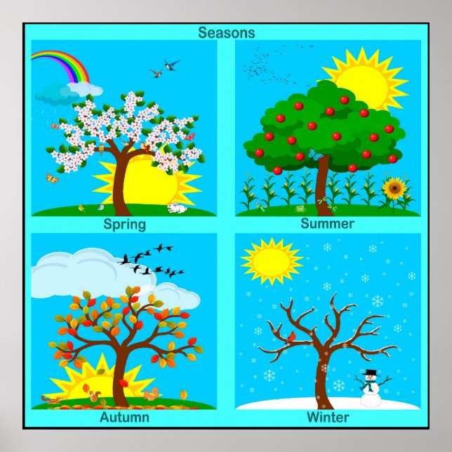 Poster Seasons (Devant)