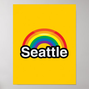 POSTER SEATTLE LGBT FIDE RAINBOW